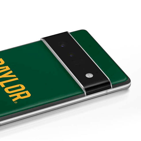 Baylor University BU Split Google Pixel 6 Skin